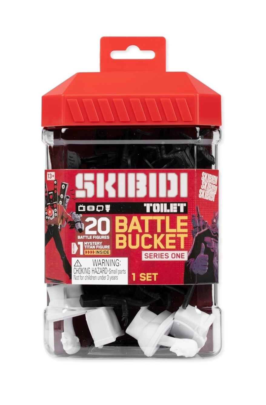 Skibidi Toilet Battle Bucket 20-BATTLE Figure SET - Série One.